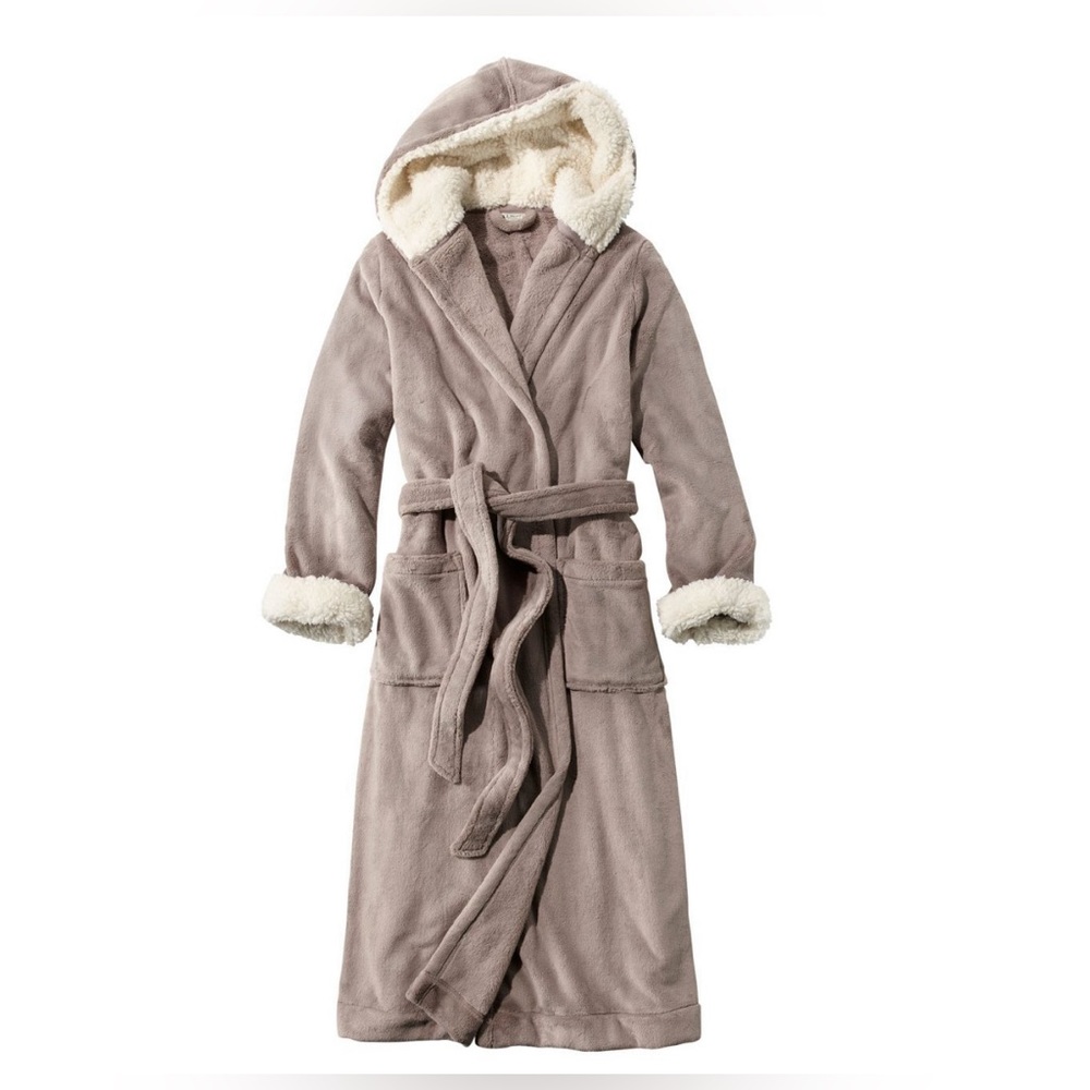 LL Bean Wicked Plush Robe with Hood